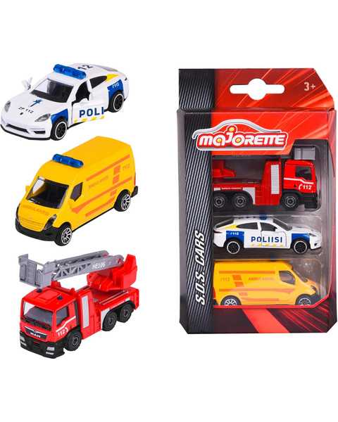Majorette 212057261 S.O.S. Acil Müdahale Araçları