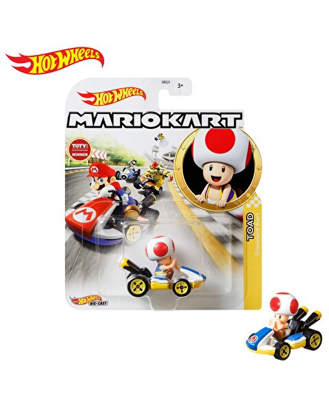 Hot Wheels Mario Kart Karakter Araçlar Toad GJH63