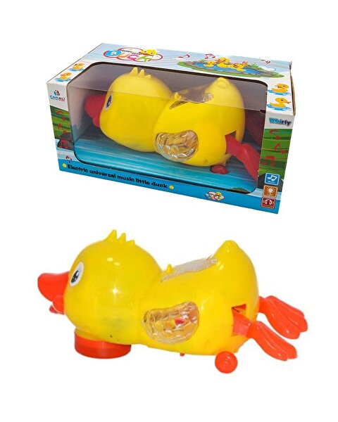 Pi̇lli̇ Işıklı Müzi̇kli̇ Sarı Ördek