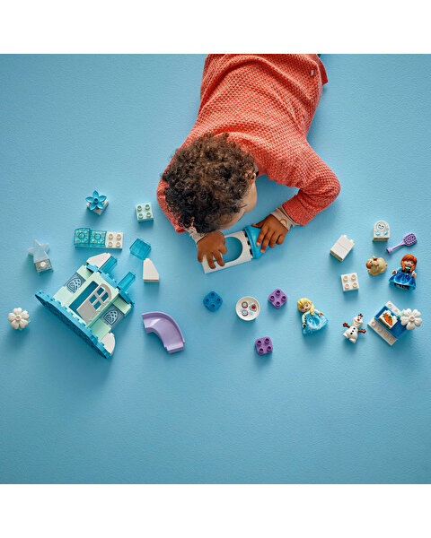 LEGO Duplo Anna ve Elsa'nın Karlar Ülkesi Şato Partisi 10455