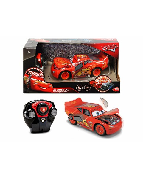 RC Cars 3 Lightning McQueen Crazy Crash Uzaktan Kumandalı Araba