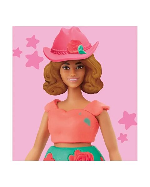 Play Doh Barbie Çiçekli ve Püsküllü Seti G1360