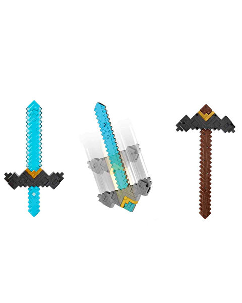 Minecraft 2'si 1 Arada Dönüşebilen Kılıç JFR72