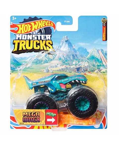 Hot Wheels Monster Trucks 1:64 Arabalar Mega Wrex HHG75