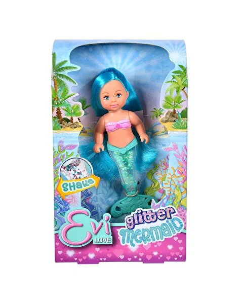 Evi Love Glitter Mermaid Yeşil Saçlı