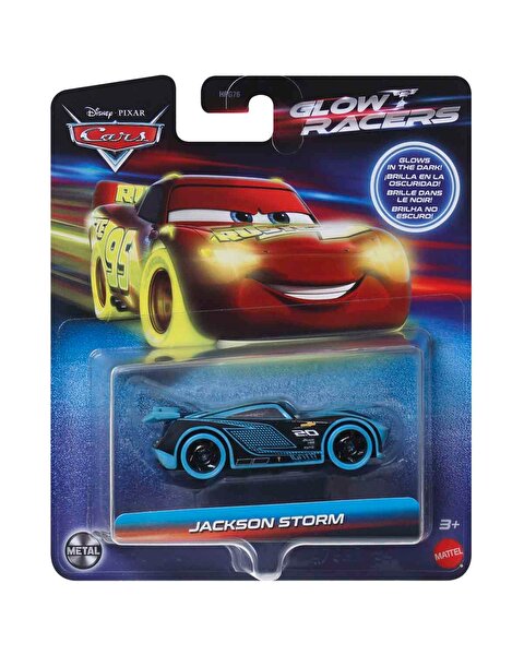 Cars Karanlıkta Parlayan Yarışçılar Tekli Karakter Araçlar Jackson Storm HPG82