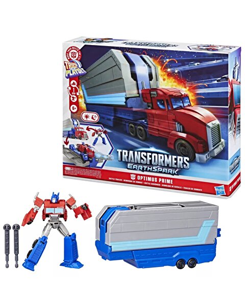 Transformers EarthSpark Optimus Prime Battle Oyun Seti
