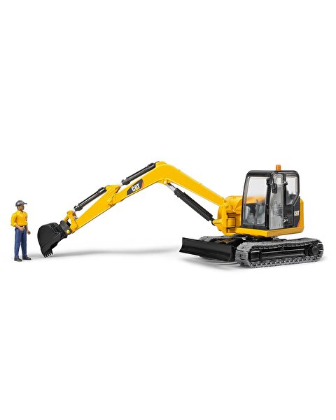 Bruder Cat Mini Ekskavatör ve İnşaat İşçisi