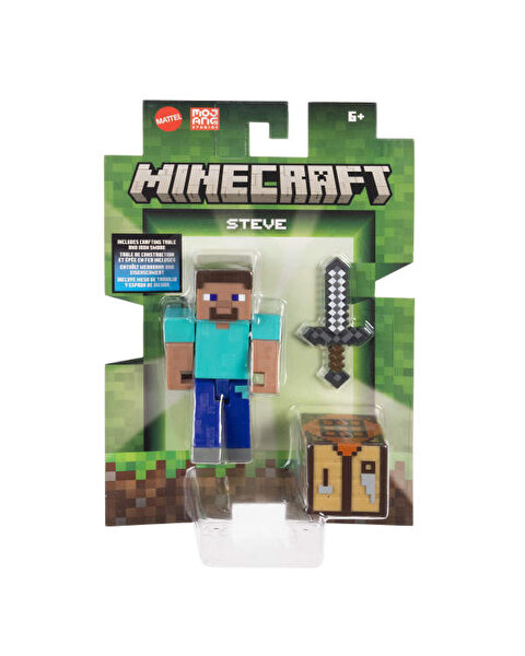 Mi̇necraft Aksesuarlı Fi̇gür Steve JCN28