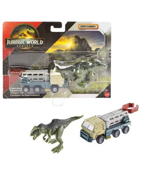 Matchbox Jurassi̇c World Di̇no Transporter Arabaları Giganotosaurus Loader JGM08