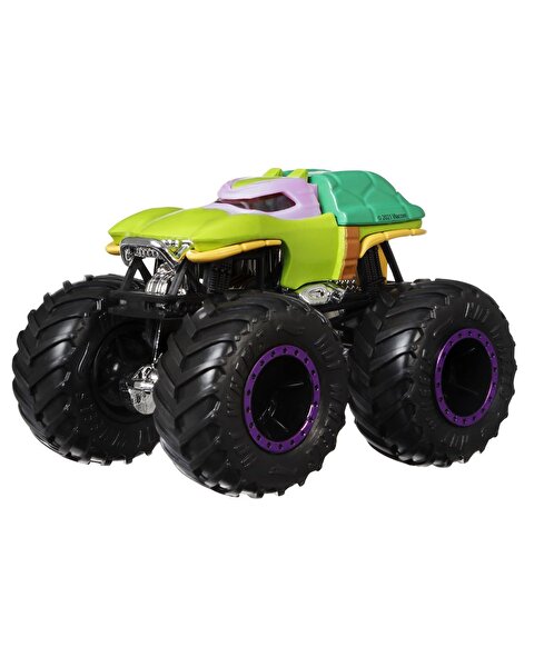Hot Wheels Monster Trucks Güçlü İkili 1:64 Arabalar Michelangelo vs Donatello HNX31