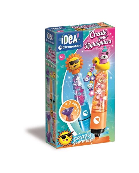 Clementoni Idea Fosforlu Kalem Tasarım Standı Crazy Summer