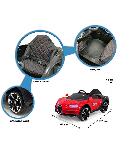 Bravo Gt 12 Volt Akülü Araba Kırmızı