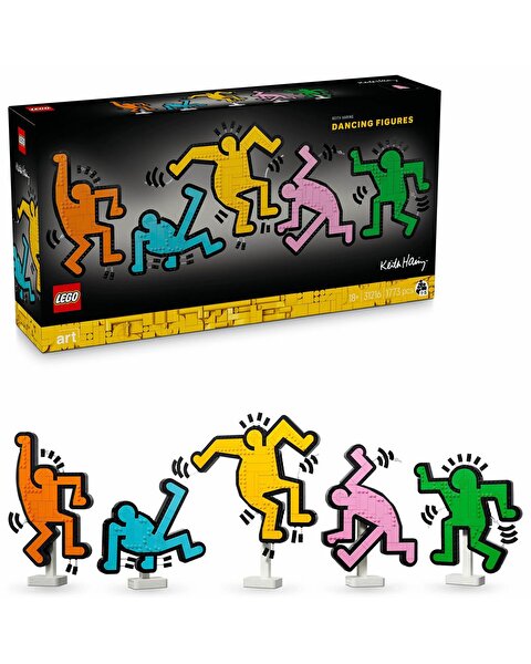 LEGO Art Keith Haring Dans Eden Figürler 31216