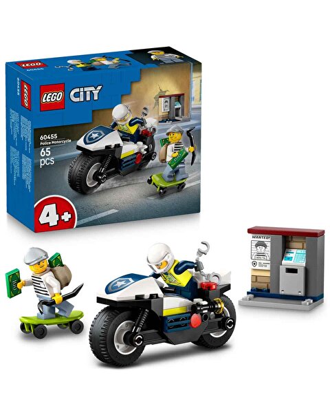LEGO City Polis Macera 3’lü Özel Set Paket (Polis Araba + Polis Motosikletli Kovalamaca + Mini Formula Yarış Aracı)