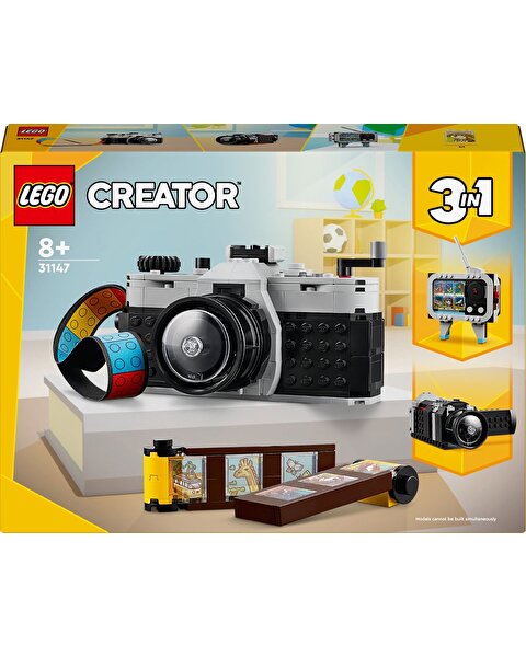 LEGO 3’lü Özel Set Paketi Retro Kamera + Çiçekli Daktilo + Harry Potter Aragog Macerası Seti