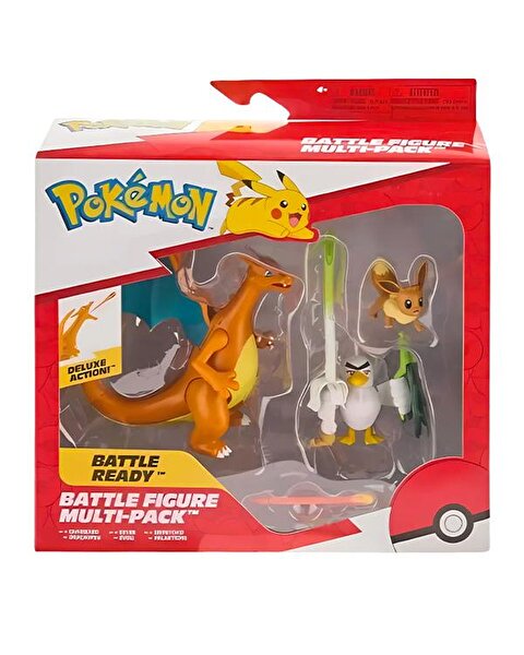 Pokemon Battle Aksiyon Figür ve Figür 3'lü Set 2