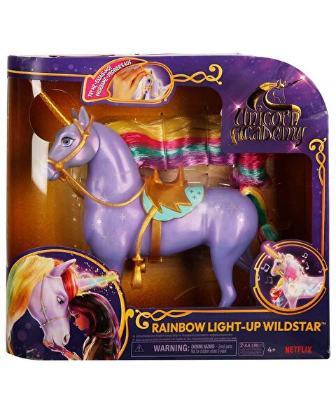 Unicorn Academy Sesli ve Işıklı Unicorn Wildstar 28 Cm