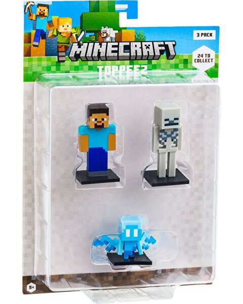 Minecraft 3D Figür Toppeez 3'lü Set Set 4