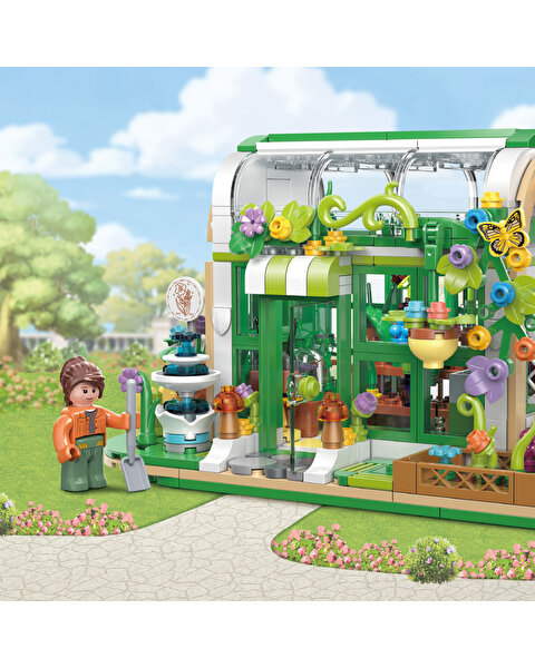 Mega Blok Çiçek Bahçe Tasarımı 463 Parça