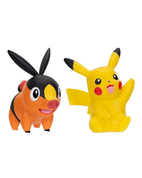 Pokemon Battle Figür 2'li Seti Pikachu Tepig