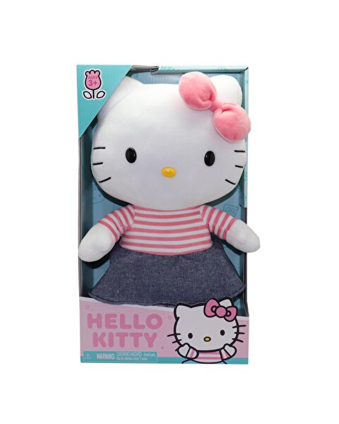 Hello Kitty Peluş Kot Etekli̇ 30 Cm