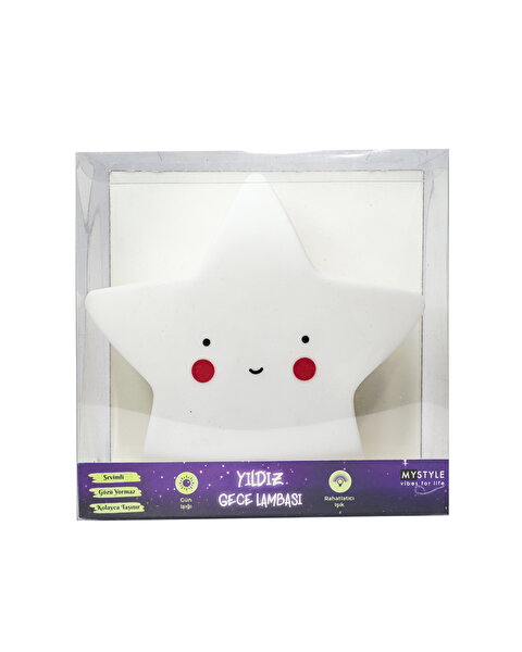 MyStyle Gece Lambaları Beyaz Renkli Oda Işığı Yıldız