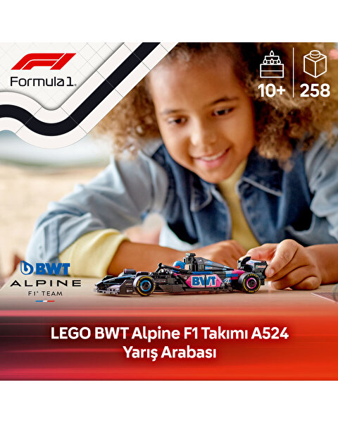 LEGO Speed Champions BWT Alpine F1 Team A524 Yarış Arabası 77248
