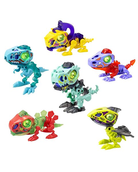 Sesli ve Işıklı Biopod Zombies Dinozor Robot Sürpriz Paket