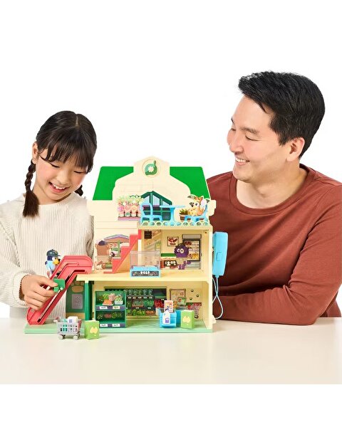 Bluey Yürüyen Merdivenli Süpermarket Oyun Seti