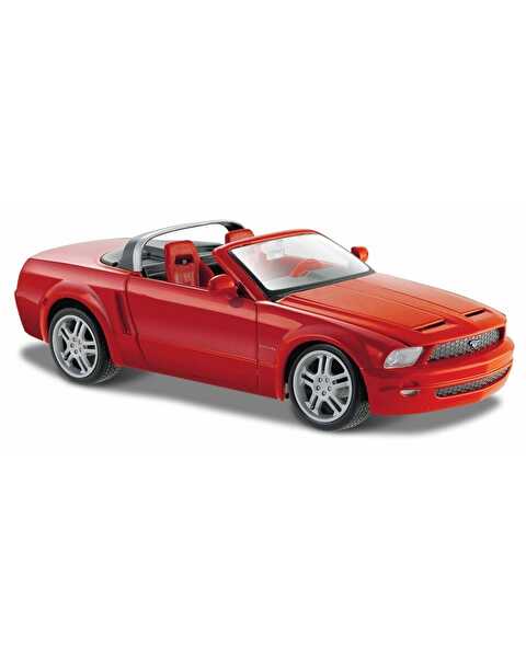 1:24 Ölçekli Kırmızı Ford Mustang GT Concept Convertible