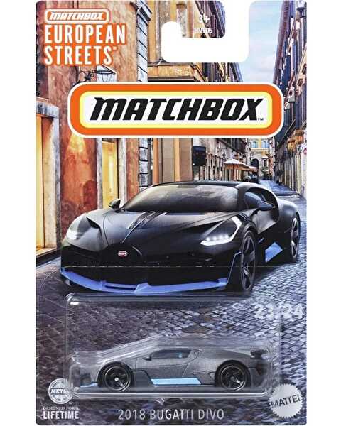Matchbox European Streets 2018 Bugatti Divo HVV44