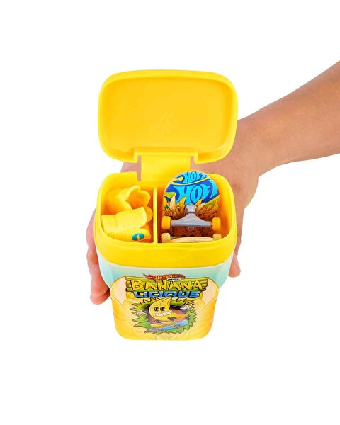 Hot Wheels Skate 2'li Parmak Kaykay ve Kutu Seti Banana Licious HVK79
