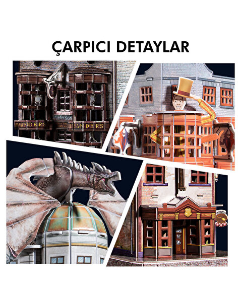 Cubic Fun 3D Puzzle Harry Potter Diagon Yolu 4 Bina