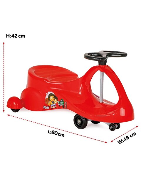 Pilsan Bin Git Play Car Kırmızı
