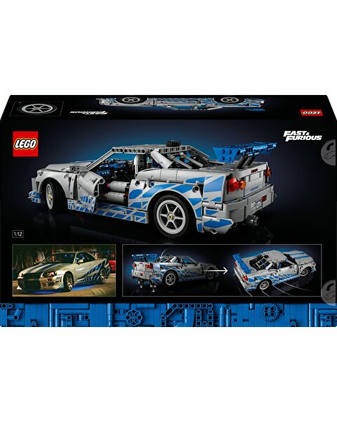 LEGO Technic Daha Hızlı Daha Öfkeli Nissan Skyline GT-R (R34) Araba 42210