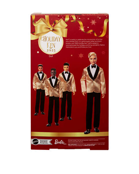 Barbie Ken 2025 Mutlu Yıllar Bebeği JGK55