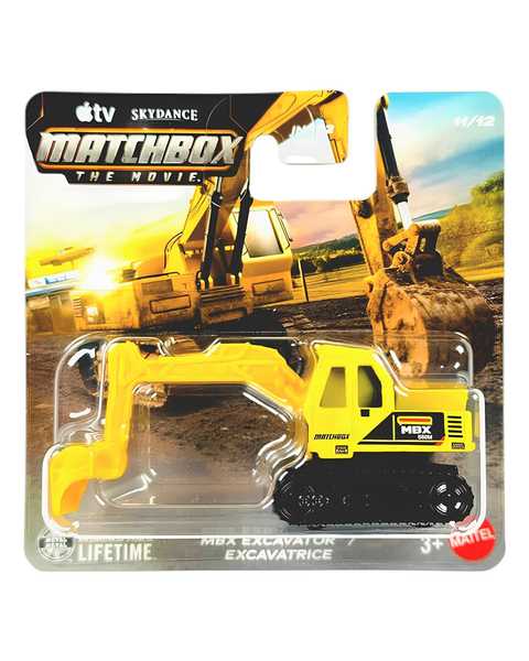 Matchbox The Movie 1:64 Diecast Arabalar MBX Excavator Yellow JND19