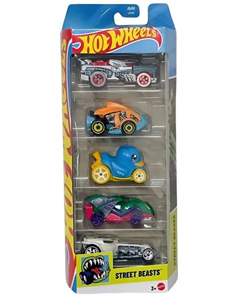 Hot Wheels Beşli Araba Seti Street Beasts JBJ90
