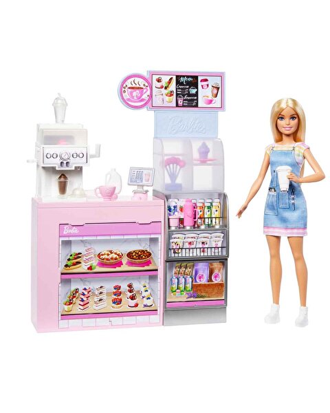 Barbie'nin Kahve Dükkanı Oyun Seti HXN94
