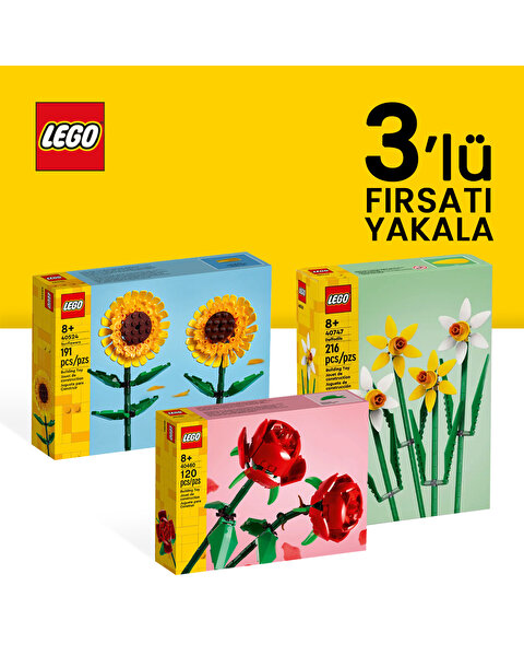 LEGO 3'lü Çiçek Seti 2