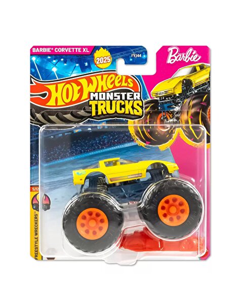 1:64 Hot Wheels Monster Trucks Arabalar Barbie Corvette XL JCD97