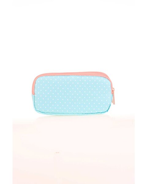 Kaukko Kids 3 Bölmeli Cute Face Cat Kalem Çantası