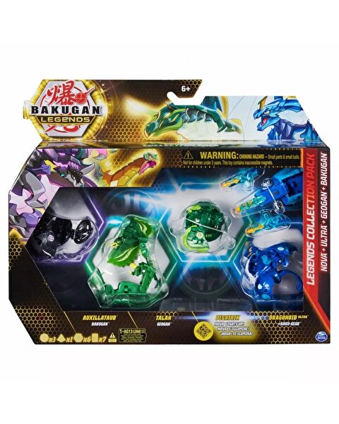 Bakugan Efsaneler Koleksiyonu Auxillataur Talan Pegatrix Dragonoid