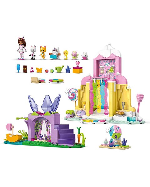 LEGO Gabby's Dollhouse Tatlı Şekerleme Dağı ve Kedi Bahçesi 11205