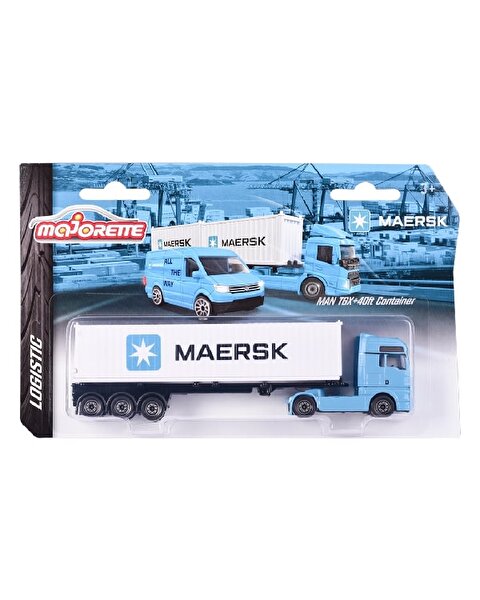 Majorette Maersk Transport Araçlar Man TGX+40ft Container