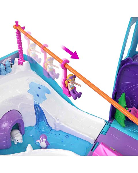 Polly Pocket Hayvancıkların Karavan Macerası Oyun Seti JCC22