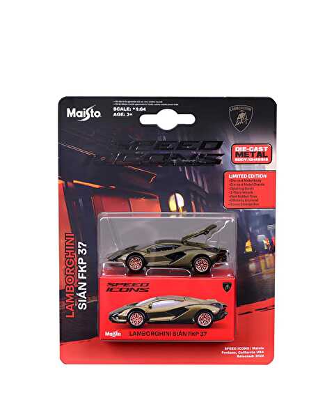 1:64 Speed Icons Koleksiyon Araçlar Lamborghini Sian FKP 3 Haki