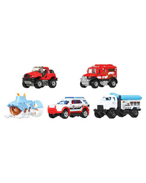 Matchbox Beşli Araba Seti Mbx Marine Rescue JBX29