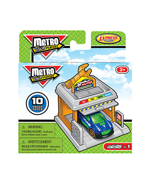 Express Wheels Metro Town Oto Servis Oyun Seti